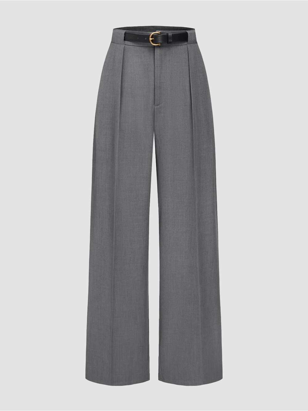 NWOT CIDER Wide-Leg Women's Trousers in Charcoal Gray